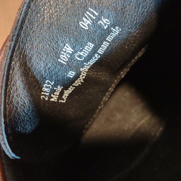 NWOT Bostonian Mens 2 Pod Comfort  Lace Up Oxford Shoes, Brown Sz 10.5 M - Picture 5 of 8